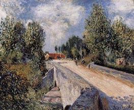 Bridge over the Orvanne near Moret, 1883 von Alfred Sisley | Gemälde-Reproduktion