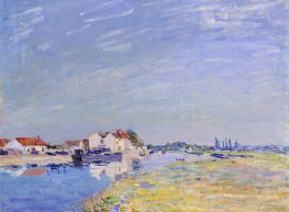Saint Mammès, 1885 by Alfred Sisley | Painting Reproduction