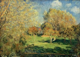 Der Garten Hoschede | Alfred Sisley | Gemälde Reproduktion