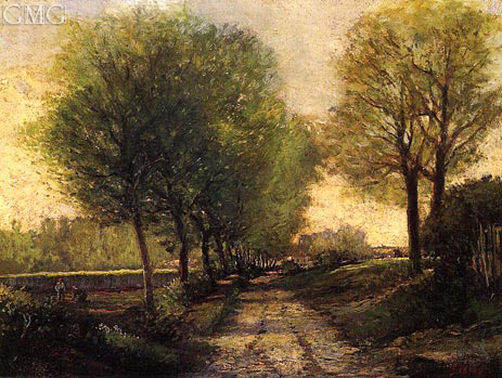 Lane near a Small Town, c.1864/65 | Alfred Sisley | Gemälde Reproduktion