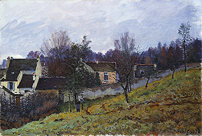 Autumn at Louveciennes | Alfred Sisley | Painting Reproduction