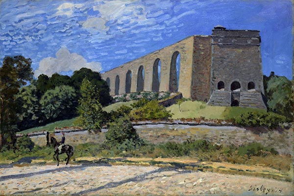 The Aqueduct at Marly, 1874 | Alfred Sisley | Painting Reproduction