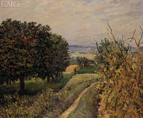 Unter den Weinreben | Alfred Sisley | Gemälde Reproduktion