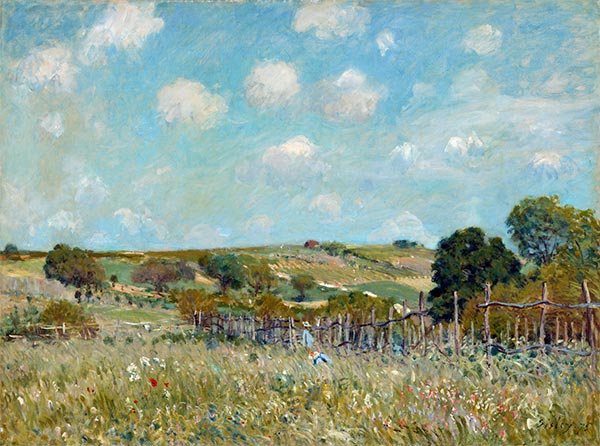 Meadow, 1875 | Alfred Sisley | Painting Reproduction