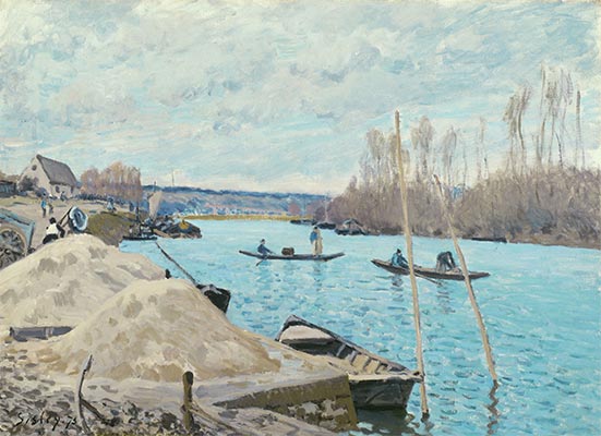 Sand Heaps, 1875 | Alfred Sisley