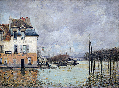 The Flood at Port-Marly, 1876 | Alfred Sisley