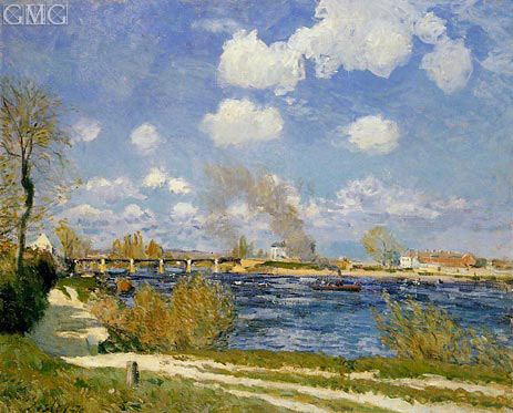 Bougival, 1876 | Alfred Sisley | Painting Reproduction