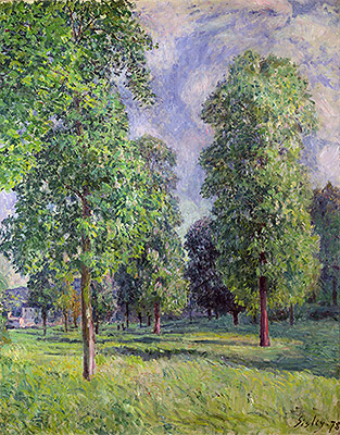 Landscape at Sevres, 1878 | Alfred Sisley
