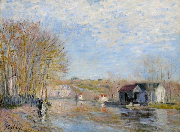 High Waters at Moret-sur-Loing, 1879 | Alfred Sisley