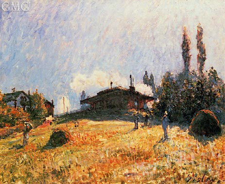 The Station at Sevres, c.1879 | Alfred Sisley | Painting Reproduction