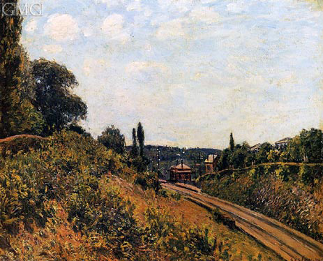 The Station at Sevres, 1879 | Alfred Sisley | Gemälde Reproduktion