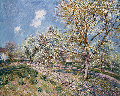 Frühling in Veneux, 1880 | Alfred Sisley