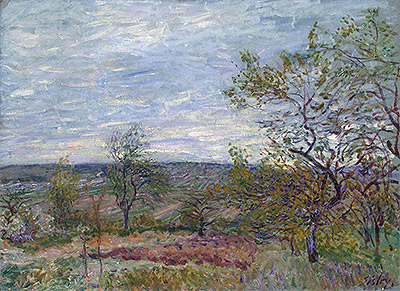 Windy Day at Veneux, 1882 | Alfred Sisley