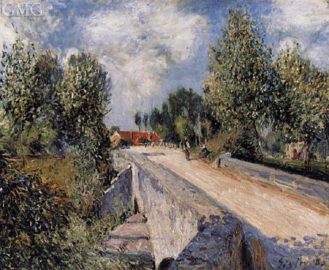 Bridge over the Orvanne near Moret, 1883 | Alfred Sisley | Painting Reproduction