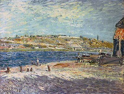 River Banks at Saint-Mammes, 1884 | Alfred Sisley