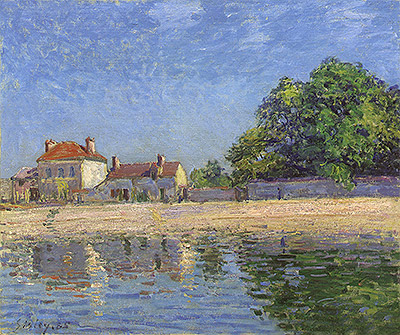 Banks of the Loing, Saint-Mammes, 1885 | Alfred Sisley