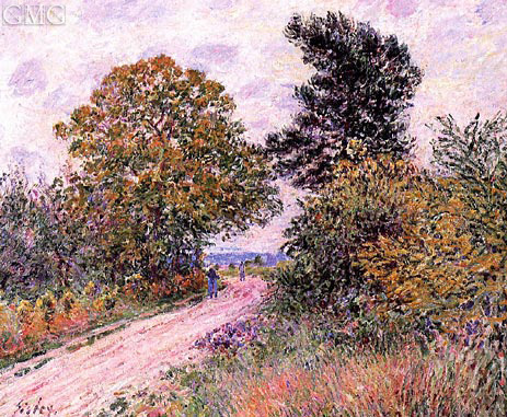 The Edge of the Fontainbleau Forest - Morning, c.1885 | Alfred Sisley | Painting Reproduction