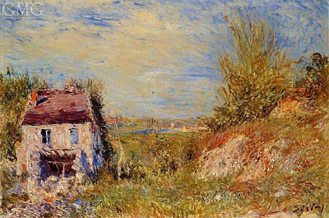 The Abandoned House, c.1886 | Alfred Sisley | Painting Reproduction