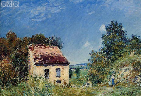 The Abondoned House, 1887 | Alfred Sisley | Painting Reproduction