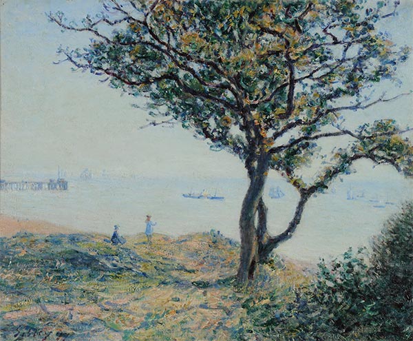 A Cardiff Shipping Lane, 1897 | Alfred Sisley