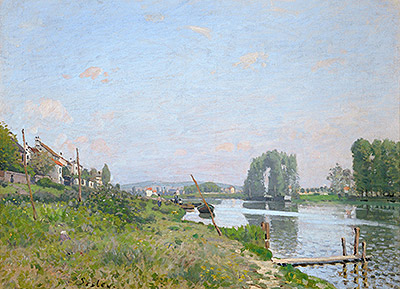 L'Isle Saint-Denis, 1872 | Alfred Sisley