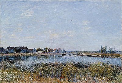 Saint-Mammès: Morning, 1881 | Alfred Sisley | Painting Reproduction