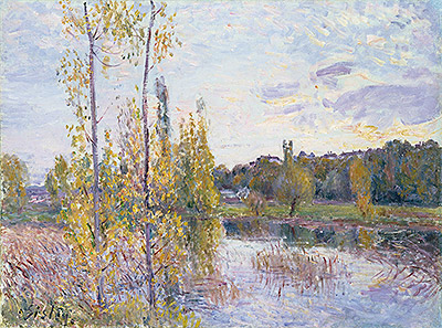 Der See bei Chevreuil | Alfred Sisley | Gemälde Reproduktion