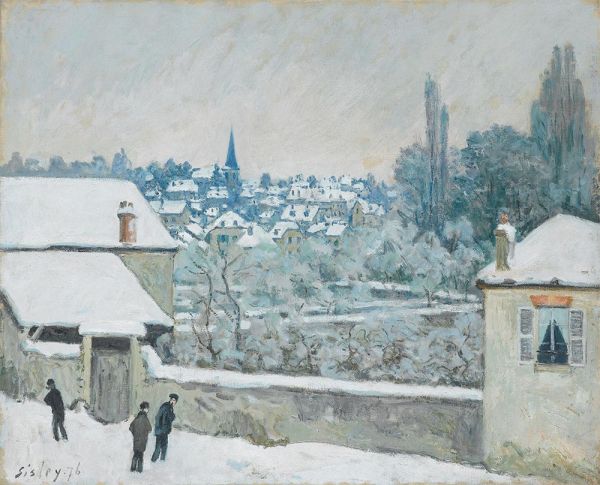 Winter in Louveciennes, 1876 | Alfred Sisley
