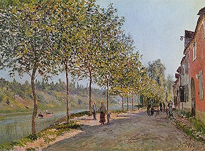 June Morning in Saint-Mammes | Alfred Sisley | Painting Reproduction