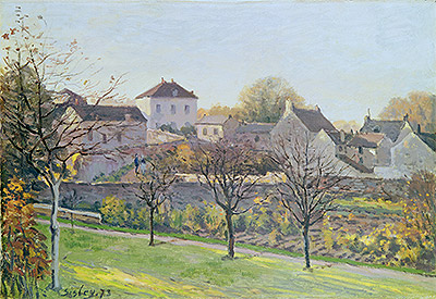 Der letzte Sonnenstrahl | Alfred Sisley | Gemälde Reproduktion