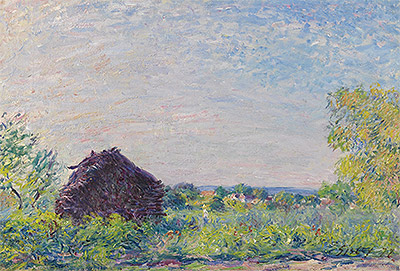 The Haystack, 1877 | Alfred Sisley | Gemälde Reproduktion