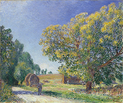 A Forest Clearing, 1895 | Alfred Sisley | Gemälde Reproduktion