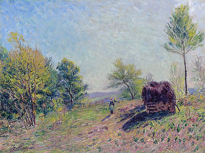 Woods in Spring, 1886 | Alfred Sisley | Painting Reproduction