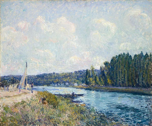 The Banks of the Oise, c.1877/78 | Alfred Sisley | Painting Reproduction