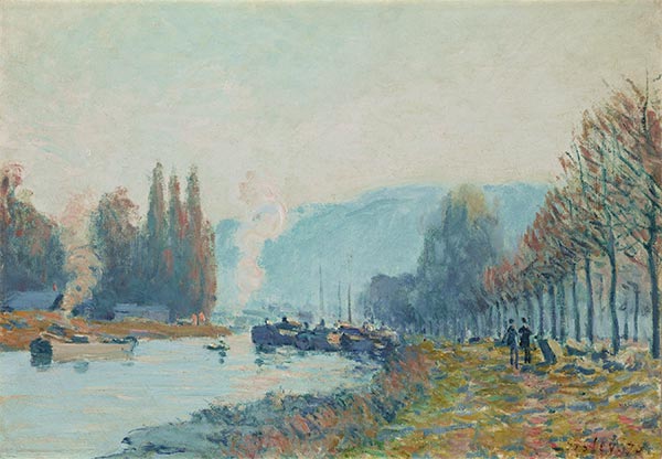 Seine bei Bougival | Alfred Sisley | Gemälde Reproduktion