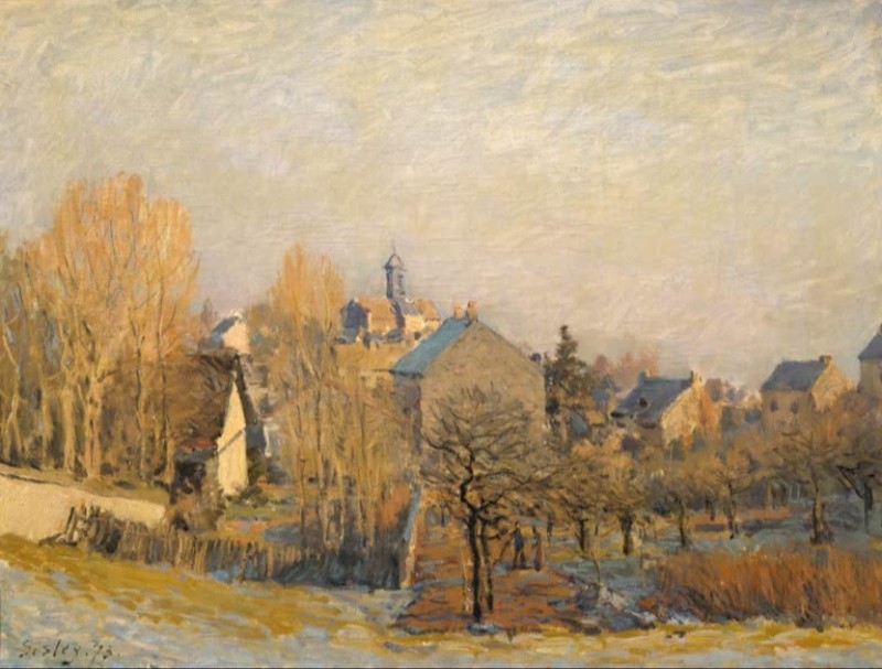 Frost in Louveciennes, 1873 | Alfred Sisley