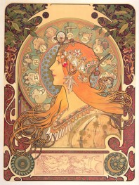 Zodiac | Alphonse Mucha | Painting Reproduction