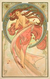 The Arts: Dance | Alphonse Mucha | Painting Reproduction