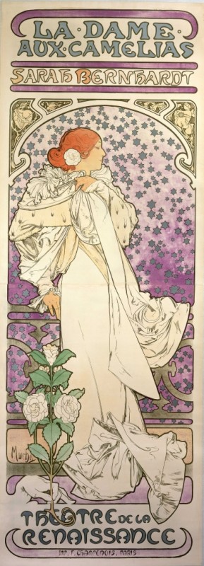 Alphonse Mucha | Die Kameliendame, 1896 Die Kameliendame, 1896 | Alphonse Mucha