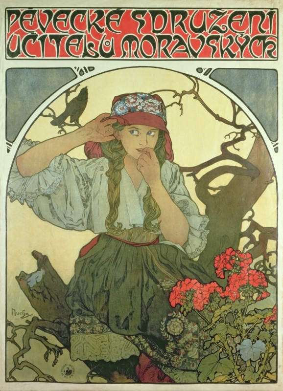 Alphonse Mucha | Moravian Teachers Choir, 1911 Moravian Teachers Choir, 1911 | Alphonse Mucha