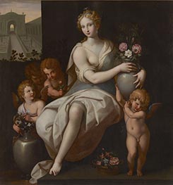 Flora, undated by Ambroise Dubois | Painting Reproduction