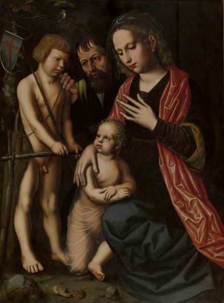 Holy Family with John the Baptist, 1527 | Ambrosius Benson | Painting Reproduction