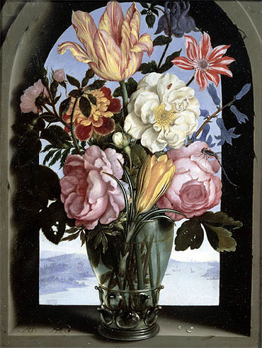 Still Life of Flowers in a Drinking Glass, undated | Ambrosius Bosschaert | Painting Reproduction