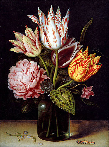 A Still Life with a Bouquet of Tulips, n.d. | Ambrosius Bosschaert | Painting Reproduction