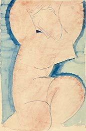 Karyatide, c.1913 von Modigliani | Gemälde-Reproduktion