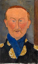 Léon Bakst, 1917 by Modigliani | Painting Reproduction