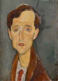 Frans Hellens, 1919 by Modigliani | Painting Reproduction