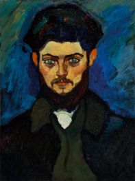 Portrait of Maurice Drouard, 1909 by Modigliani | Painting Reproduction
