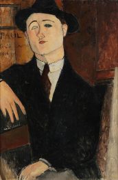 Paul Guillaume Seated, 1916 by Modigliani | Painting Reproduction