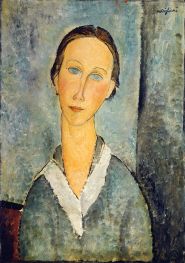 Girl in a Sailor's Blouse, 1918 by Modigliani | Painting Reproduction